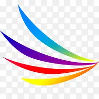 简约彩色线条-空若网 简约彩色线条-空若网