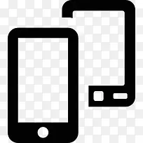 两个智能手机图标-空若网 两个智能手机图标-空若网
