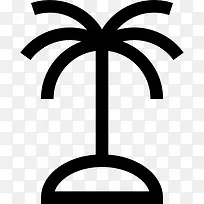 棕榈树图标-空若网 棕榈树图标-空若网