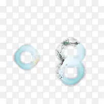 蓝色清爽补水设计数字-空若网 蓝色清爽补水设计数字-空若网