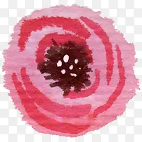 手绘粉色小花可爱-空若网 手绘粉色小花可爱-空若网