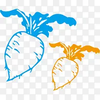 萝卜png矢量素材-空若网 萝卜png矢量素材-空若网