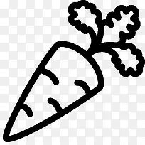 食品胡萝卜图标-空若网 食品胡萝卜图标-空若网