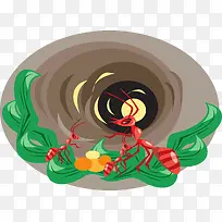 蚂蚁运送食物-空若网 蚂蚁运送食物-空若网