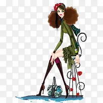 坐着的美女素材图片-空若网 坐着的美女素材图片-空若网