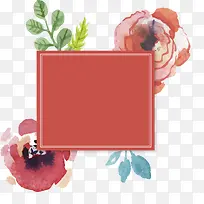 水彩花纹底纹-空若网 水彩花纹底纹-空若网