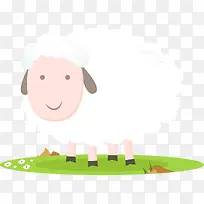 矢量手绘卡通绵羊-空若网 矢量手绘卡通绵羊-空若网