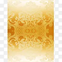 金色花纹背景-空若网 金色花纹背景-空若网