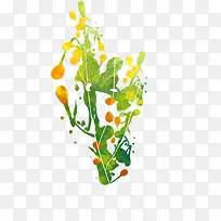 手绘梦幻水彩植物插画-空若网 手绘梦幻水彩植物插画-空若网