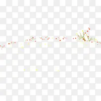 红色插画小花植物-空若网 红色插画小花植物-空若网