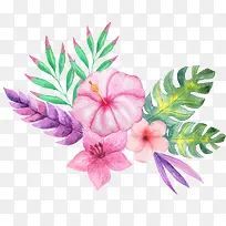 插画七夕效果植物花朵-空若网 插画七夕效果植物花朵-空若网