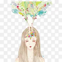 唯美插画-空若网 唯美插画-空若网