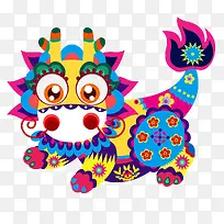 彩色民族龙-空若网 彩色民族龙-空若网