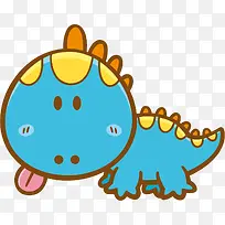卡通手绘可爱恐龙-空若网 卡通手绘可爱恐龙-空若网