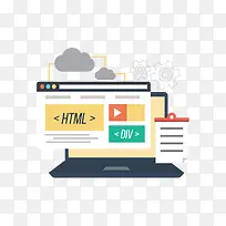 矢量扁平化商务素材-空若网 矢量扁平化商务素材-空若网