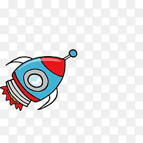 卡通火箭矢量素材-空若网 卡通火箭矢量素材-空若网