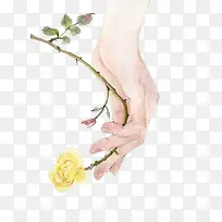 手绘手花-空若网 手绘手花-空若网