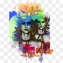 时尚人物插画-空若网 时尚人物插画-空若网