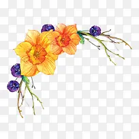 手绘水彩花-空若网 手绘水彩花-空若网