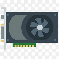 扁平化 icon 显卡-空若网 扁平化 icon 显卡-空若网