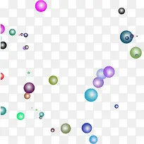 手绘彩色气泡设计-空若网 手绘彩色气泡设计-空若网