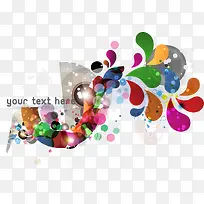 矢量缤纷彩色图案-空若网 矢量缤纷彩色图案-空若网