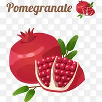 矢量卡通石榴-空若网 矢量卡通石榴-空若网
