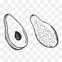 卡通木瓜水果手绘-空若网 卡通木瓜水果手绘-空若网