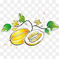 卡通手绘清新水果-空若网 卡通手绘清新水果-空若网