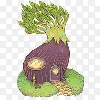 手绘树木-空若网 手绘树木-空若网