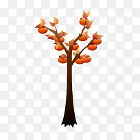 卡通水果树-空若网 卡通水果树-空若网