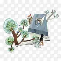 水彩风景-空若网 水彩风景-空若网