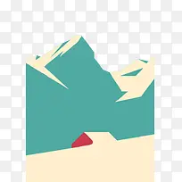 扁平化山-空若网 扁平化山-空若网