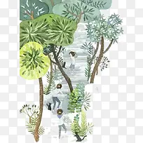 水彩风景-空若网 水彩风景-空若网