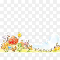 卡通手绘 风景-空若网 卡通手绘 风景-空若网