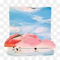 水彩风景-空若网 水彩风景-空若网