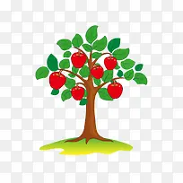 卡通苹果树-空若网 卡通苹果树-空若网