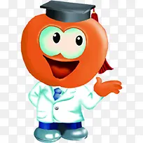 卡通可爱苹果博士-空若网 卡通可爱苹果博士-空若网