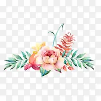 水彩花卉装饰-空若网 水彩花卉装饰-空若网