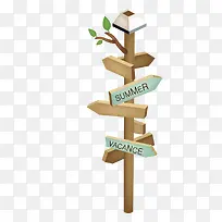 卡通指示牌-空若网 卡通指示牌-空若网