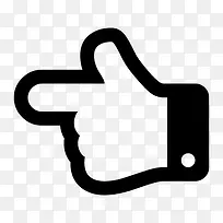 手指示方向箭头图标-空若网 手指示方向箭头图标-空若网