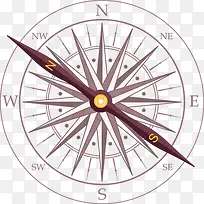 卡通手绘指示指南针-空若网 卡通手绘指示指南针-空若网