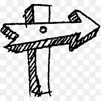 卡通手绘箭头指示标-空若网 卡通手绘箭头指示标-空若网