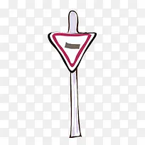 卡通手绘路牌-空若网 卡通手绘路牌-空若网