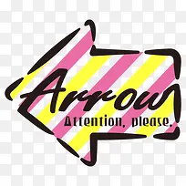 卡通时尚指示箭头-空若网 卡通时尚指示箭头-空若网