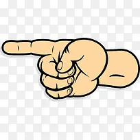 矢量彩色手指箭头-空若网 矢量彩色手指箭头-空若网