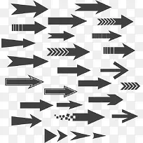 扁平化箭头矢量-空若网 扁平化箭头矢量-空若网