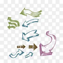 手绘箭头-空若网 手绘箭头-空若网