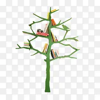 树枝家居书架-空若网 树枝家居书架-空若网