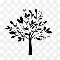 爱心树墙贴-空若网 爱心树墙贴-空若网